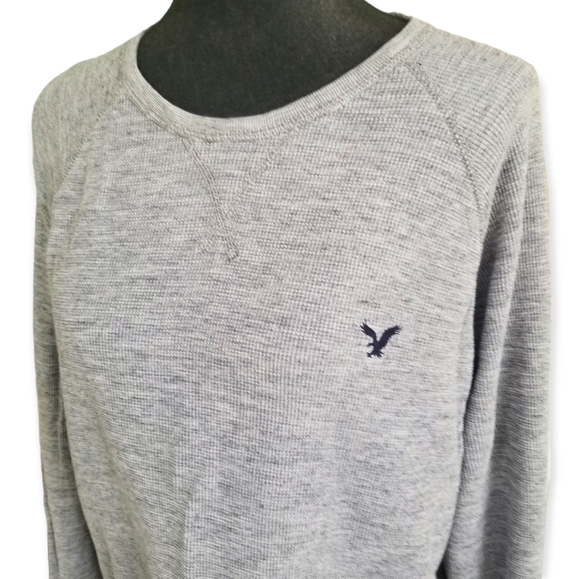 American Eagle Outfitter grey Henley in EUC sz XL - Picture 1 of 6